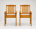 Aurelia | Chaises en bois d'acacia massif.