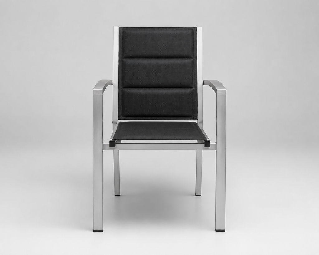Portofino | Duo fauteuils extérieurs aluminium.