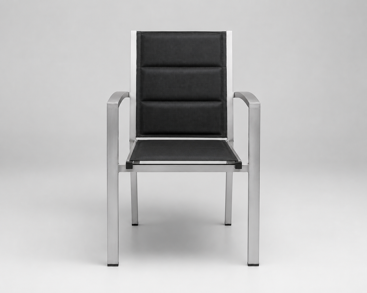 Portofino - Fauteuils de jardin aluminium, lot de 2
