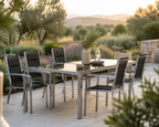 Portofino | Duo fauteuils extérieurs aluminium.