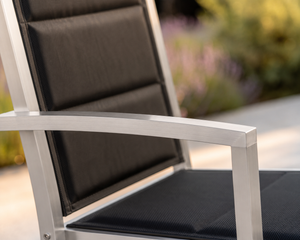 Portofino - Fauteuils de jardin aluminium, lot de 2