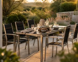Portofino - Fauteuils de jardin aluminium, lot de 2