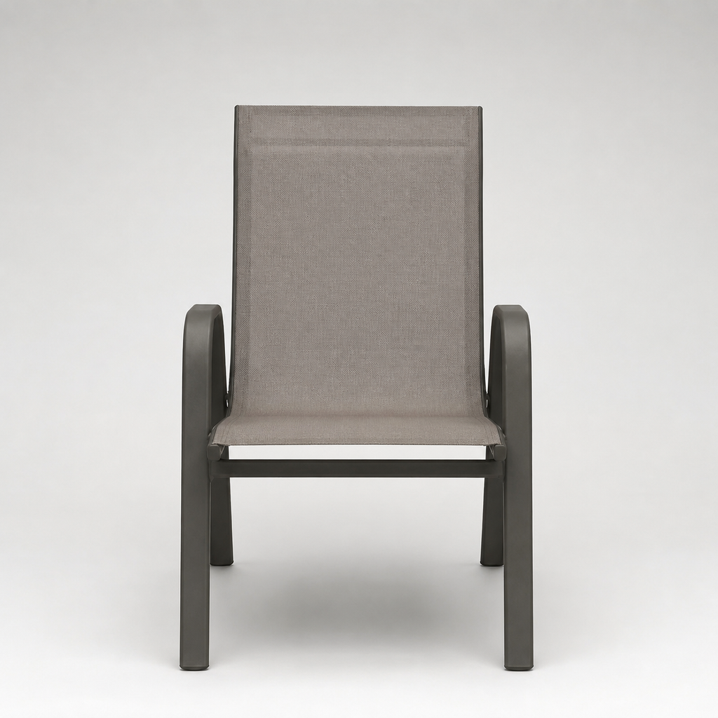 Mistral | Ensemble de quatre chaises empilables teslin.