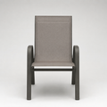 Mistral | Ensemble de quatre chaises empilables teslin.