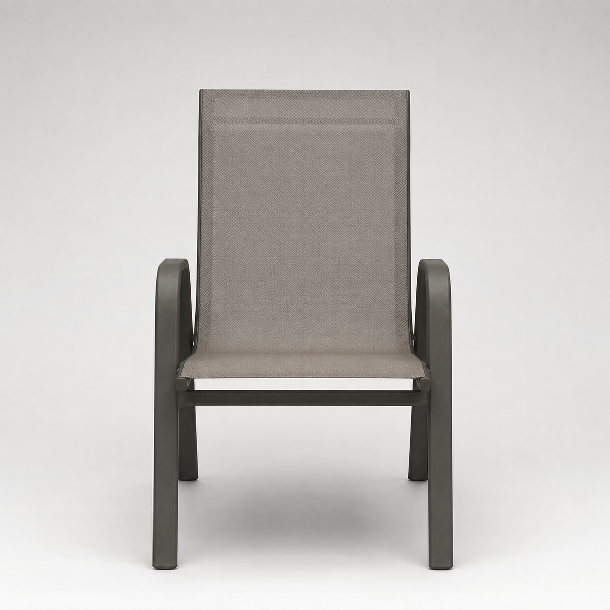 Mistral - Chaises de jardin empilables textilène, lot de 4