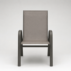 Mistral | Ensemble de quatre chaises empilables teslin.