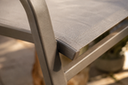 Mistral | Ensemble de quatre chaises empilables teslin.
