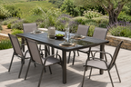 Mistral | Ensemble de quatre chaises empilables teslin.