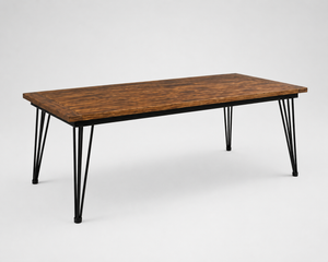 Bastide - Table de jardin en acacia massif 180cm, 6 à 8 personnes