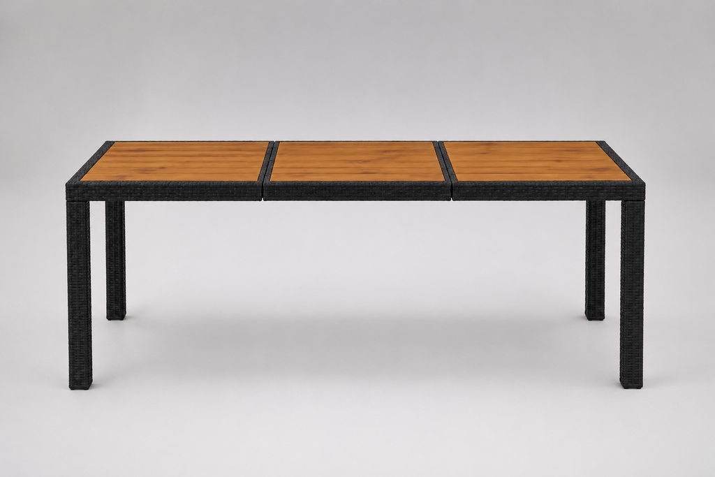 Provence | Table extérieure acacia & résine.
