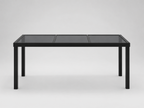 Obsidienne | Table extérieure en verre.