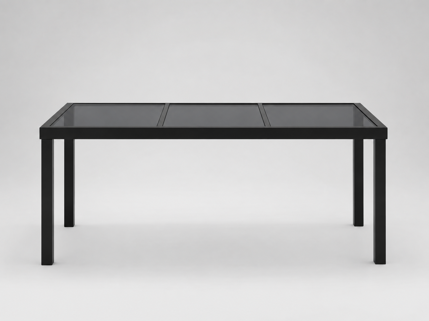 Obsidienne | Table extérieure en verre.
