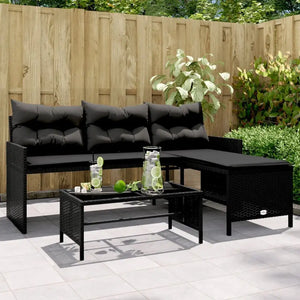 Assise confortable du canapé d'angle de jardin Lagon