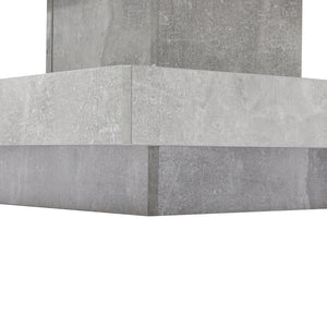 Pivot | Table basse pivotante à double plateau, effet marbre, blanc brillant, 70x70x36 cm