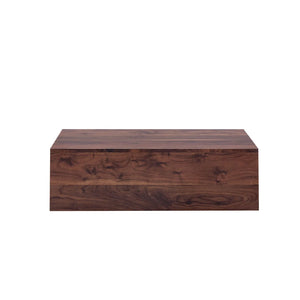Ardoise | Table basse rectangulaire effet marbre gris, sans assemblage, 90x50x30 cm