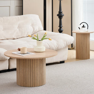Duo Nordique | Duo de tables basses gigognes rondes, style scandinave