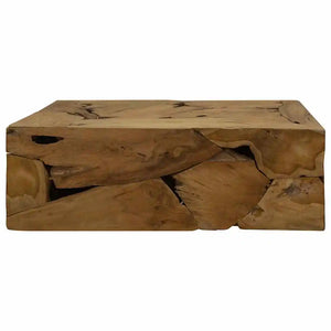 Teck | Table basse en teck véritable, finition huilée, fait main