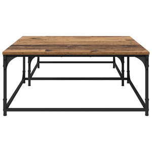 Artisanale | Duo de tables basses gigognes en bois et acier