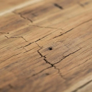 Manguier | Table de salle à manger en bois de manguier massif, style industriel