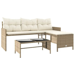 Canapé Lagon avec coussins moelleux pour terrasse