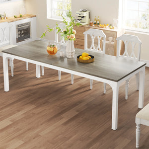 Manufacture | Grande tavolo da pranzo in legno, stile industriale patinato