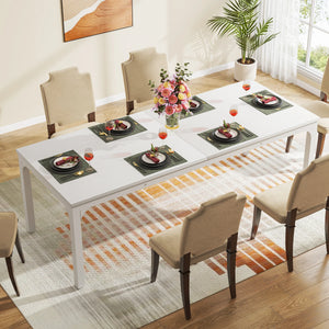 Manufacture | Grande tavolo da pranzo in legno, stile industriale patinato
