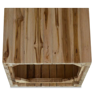 Teck | Table basse en teck véritable, finition huilée, fait main