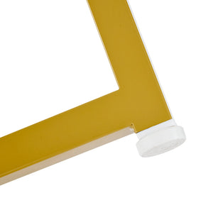 Compacte | Ensemble table ronde blanche 80cm et 4 chaises velours, pieds dorés