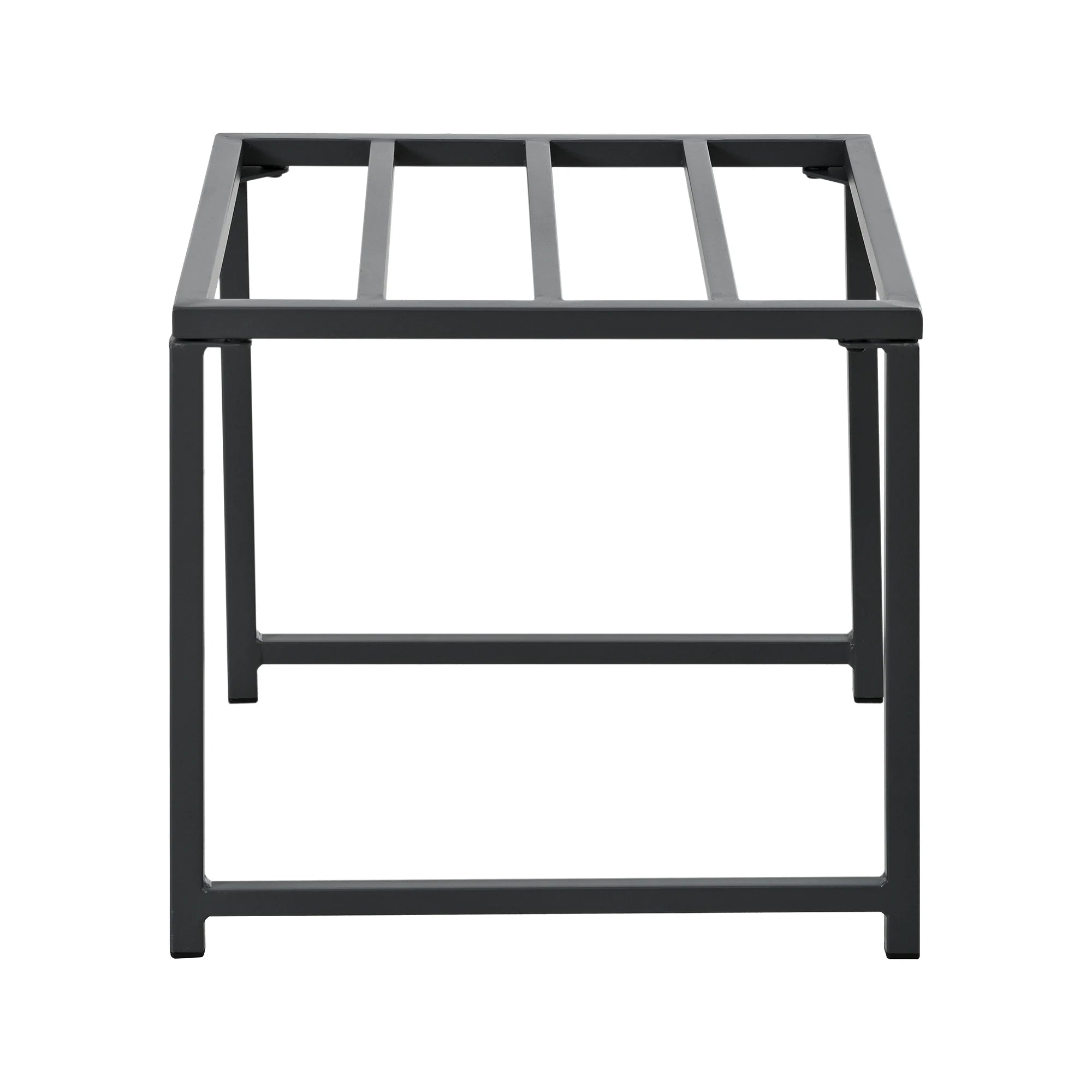 Séville | Ensemble repas 7 pièces, 4 fauteuils cordés et 2 poufs, table verre trempé