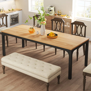 Manufacture | Grande tavolo da pranzo in legno, stile industriale patinato