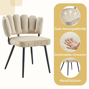 Fleurie | Ensemble table ronde 107cm avec rangement et 4 chaises dossier fleuri