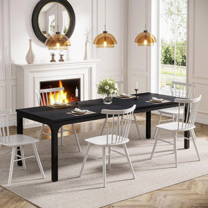 Manufacture | Grande tavolo da pranzo in legno, stile industriale patinato