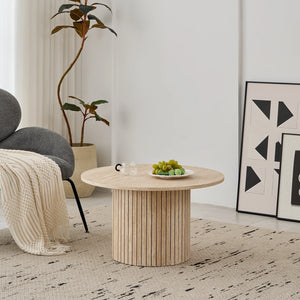 Duo Nordique | Duo de tables basses gigognes rondes, style scandinave