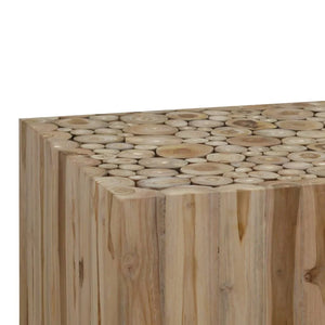 Teck | Table basse en teck véritable, finition huilée, fait main