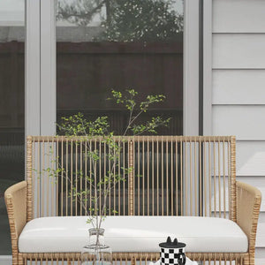 Ensemble salon Ambre installé sur terrasse en bois