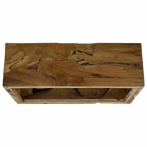 Teck | Table basse en teck véritable, finition huilée, fait main