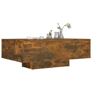 Fumée | Mesa de centro de madera, tono ahumado, diseño moderno