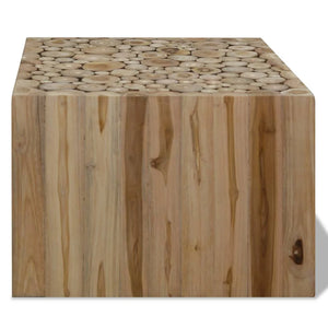 Teck | Table basse en teck véritable, finition huilée, fait main