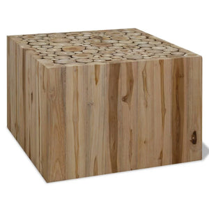 Teck | Table basse en teck véritable, finition huilée, fait main