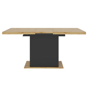 Clarté | Table de salle à manger en bois extensible avec éclairage LED intégré