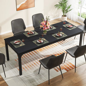 Manufacture | Grande tavolo da pranzo in legno, stile industriale patinato